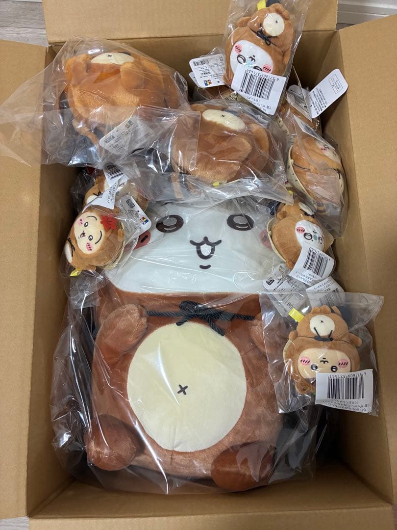 ちいかわ たぬきだもんくじ　A賞ちいかわB賞うさぎ含む19個セットまとめ売り