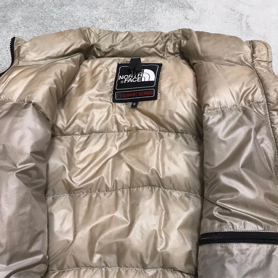 ノースフェイス　アコンカグア　ダウンジャケット　刺繍ロゴ　サミットシリーズ　S