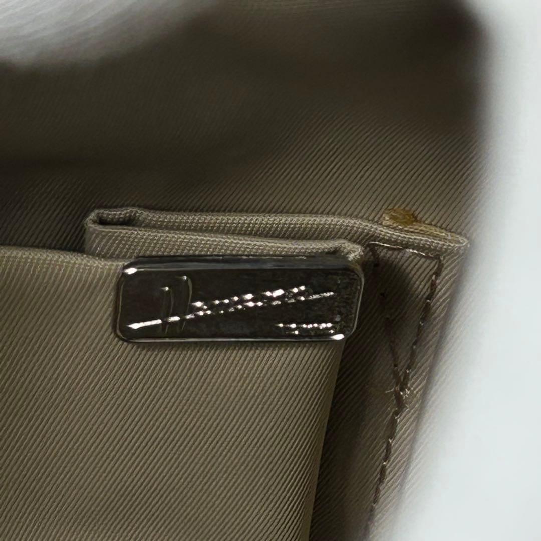 美品✨ 濱野皮革工藝 ハラコ レザー ハンドバッグ レオパード 皇室御用達 茶