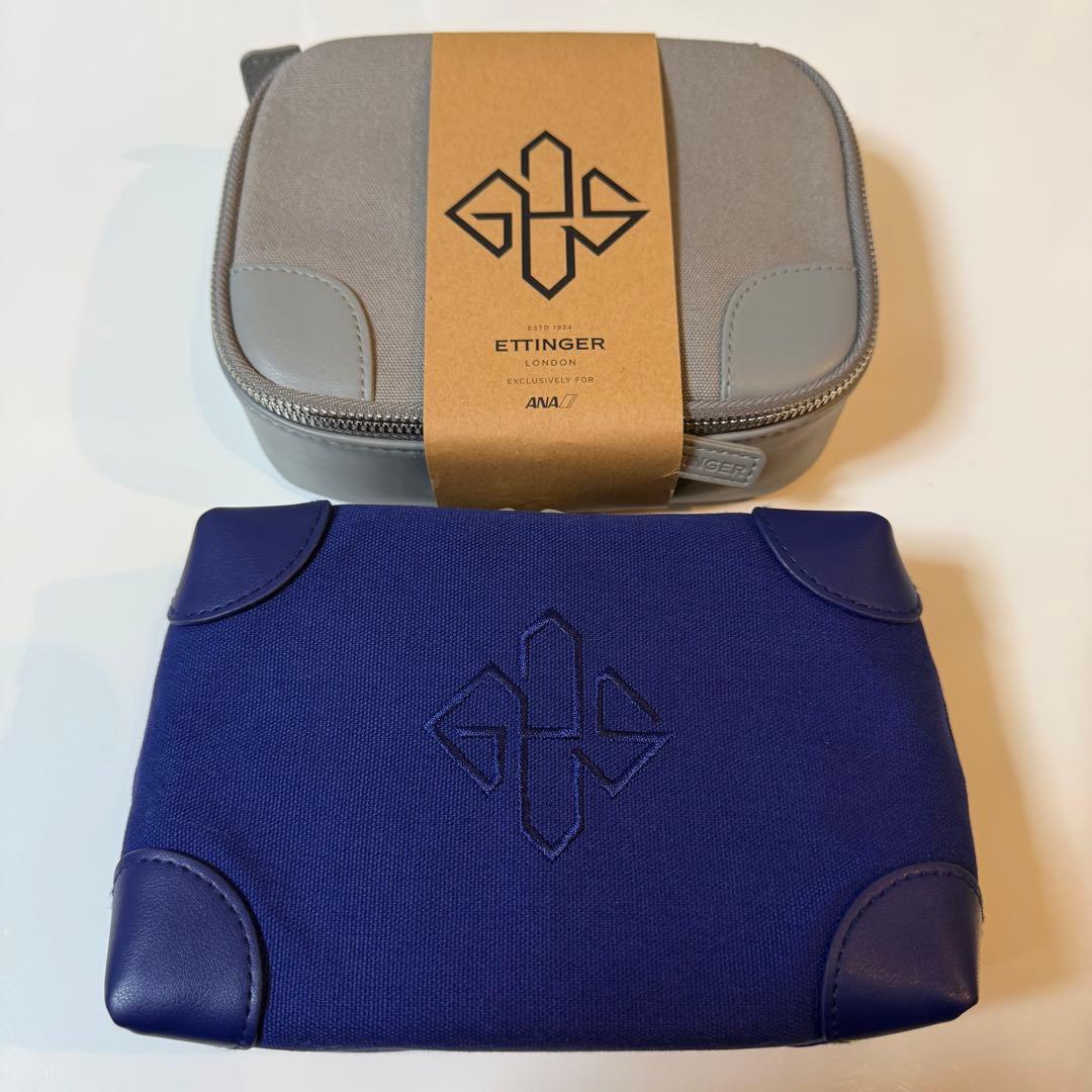 ANA ファーストクラスアメニティ Ettinger ポーチセ ット