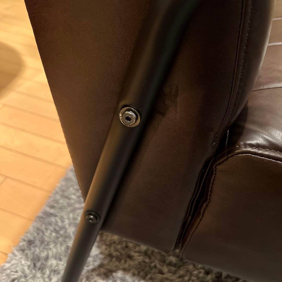 ニトリ1人掛けソファ (Nシールド ステイン2KD DBR)