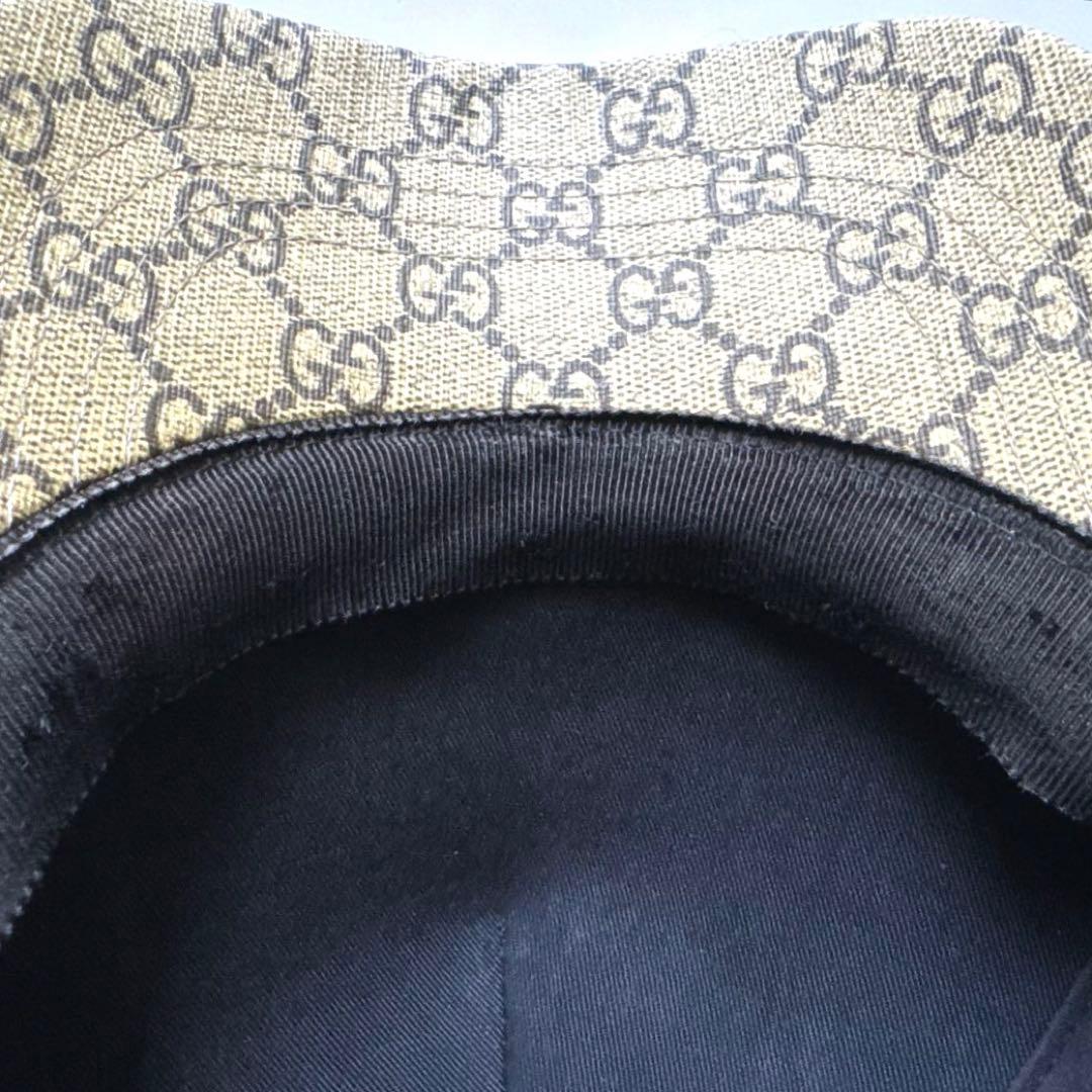 グッチ　アジャスタブルキャップ　タイガー　GGスプリーム　XLサイズ