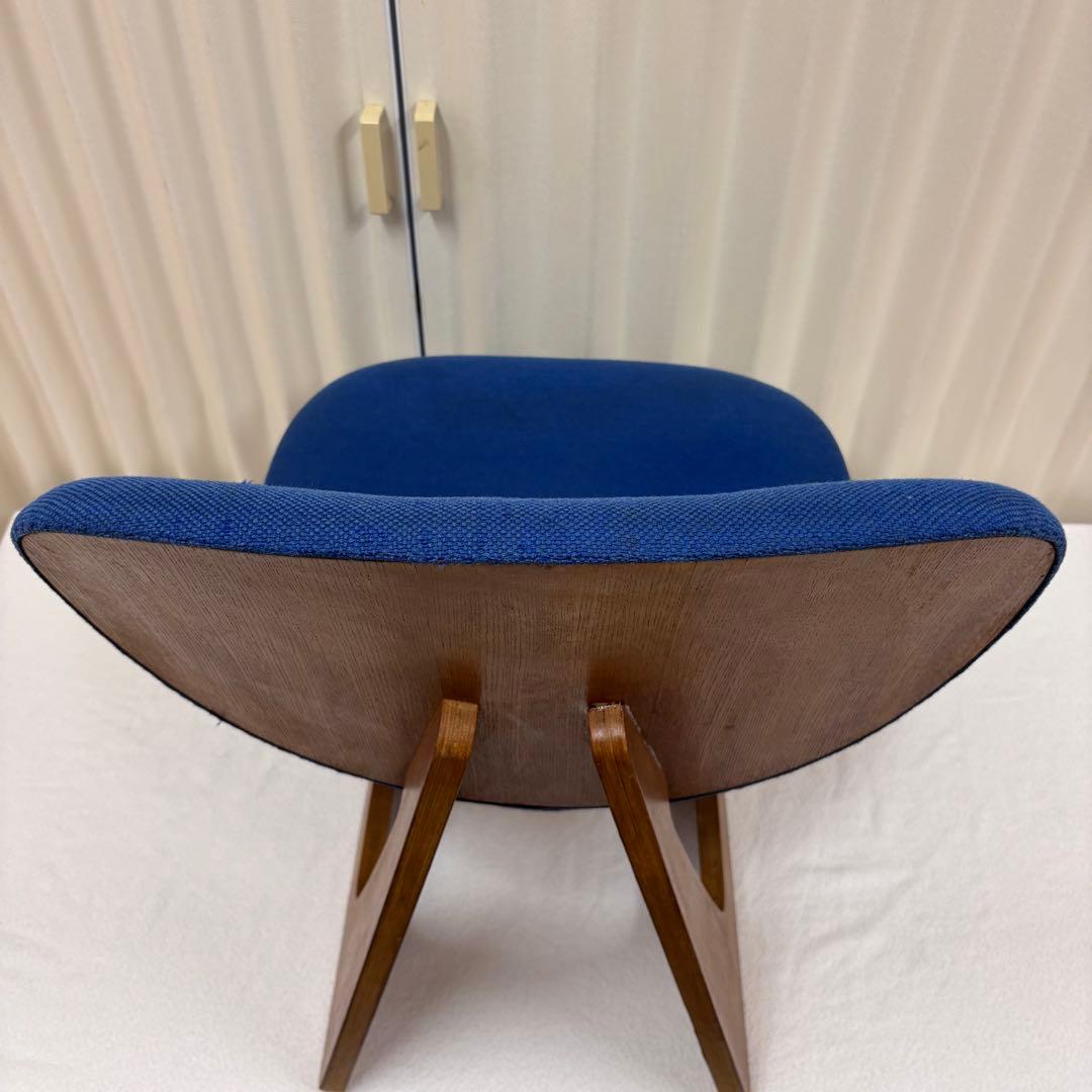 天童木工　TENDO　低座椅子　ブルー　長大作