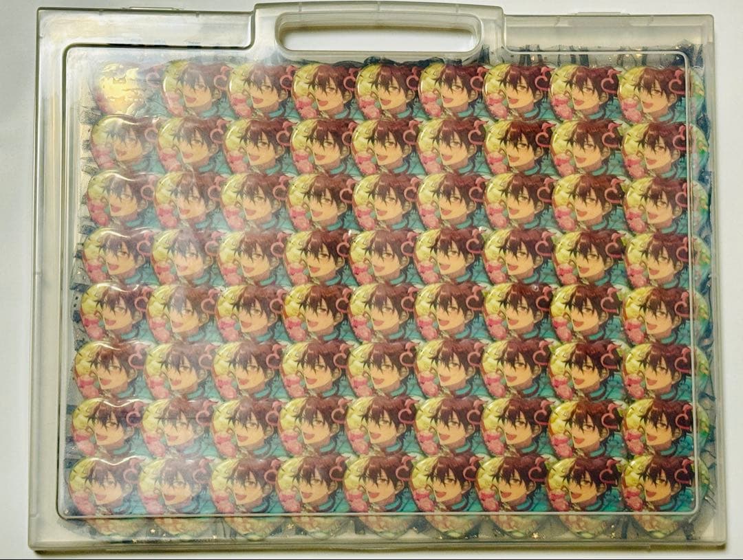 守沢千秋 ホワイトデー ハート缶バッジ A3 痛バ