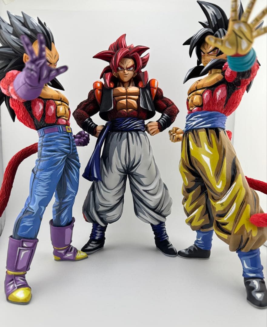 一番くじ　グレイテストサイヤン ゴジータ4 ベジータ4 孫悟空4 リペイント