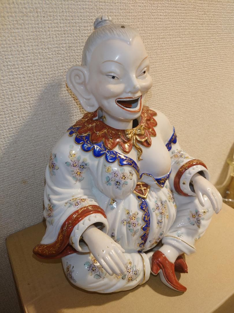 マイセン　パゴダ人形　女性神　フィギリン　高さ29cm　アンティーク　状態綺麗