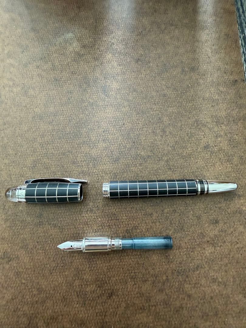 モンブラン 万年筆 スターウォーカー メタルラバー
