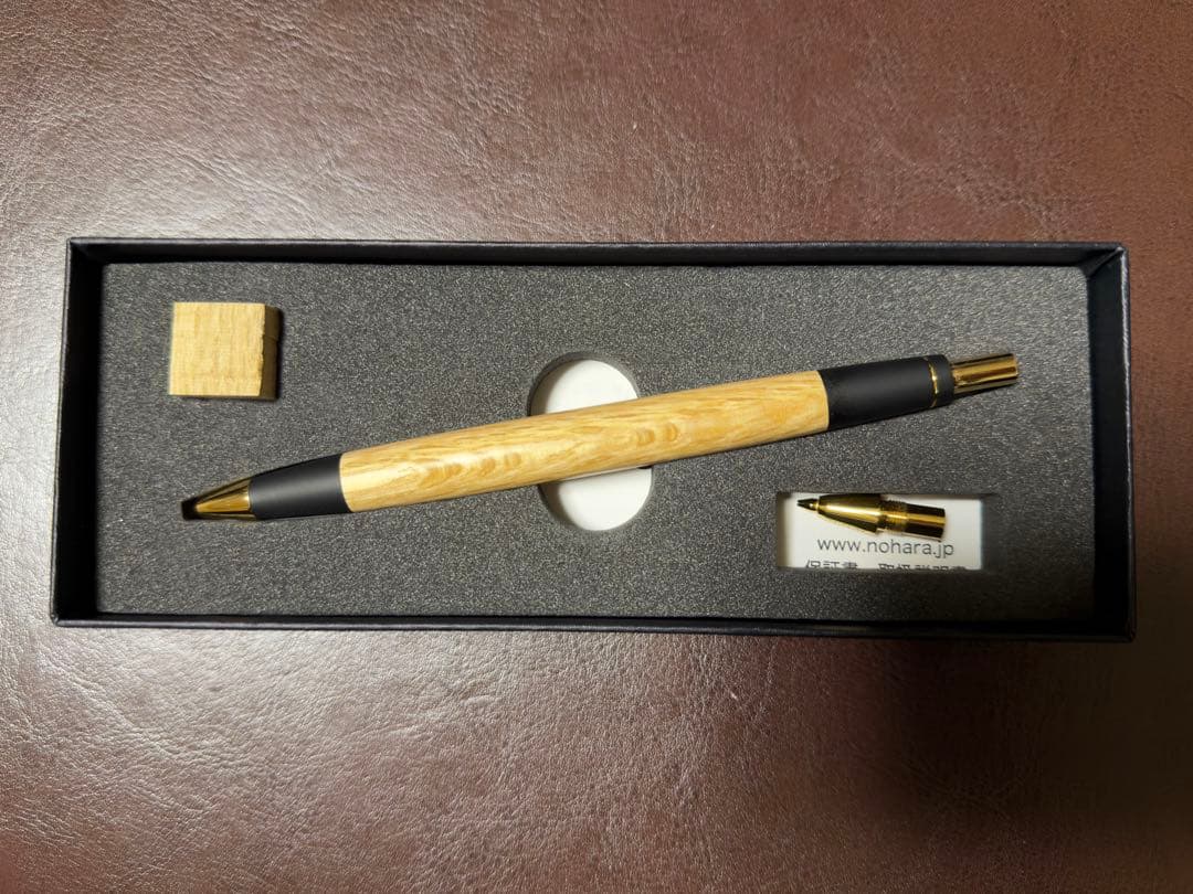 野原工芸　シャープペン樫
