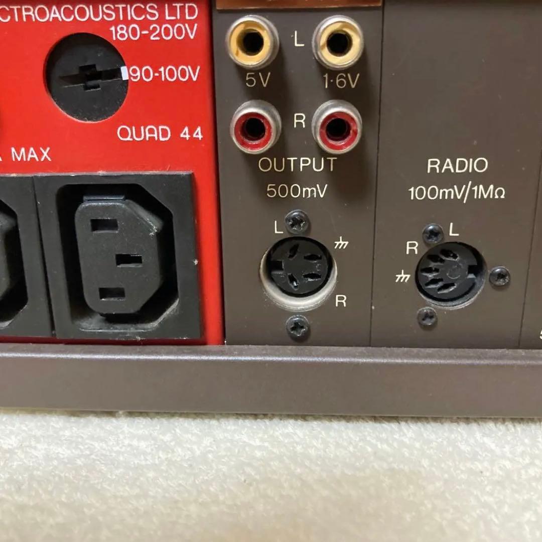 英国の名作 QUAD44プリアンプ 元箱取説コピー付き 動作良好アナログ盤好きに