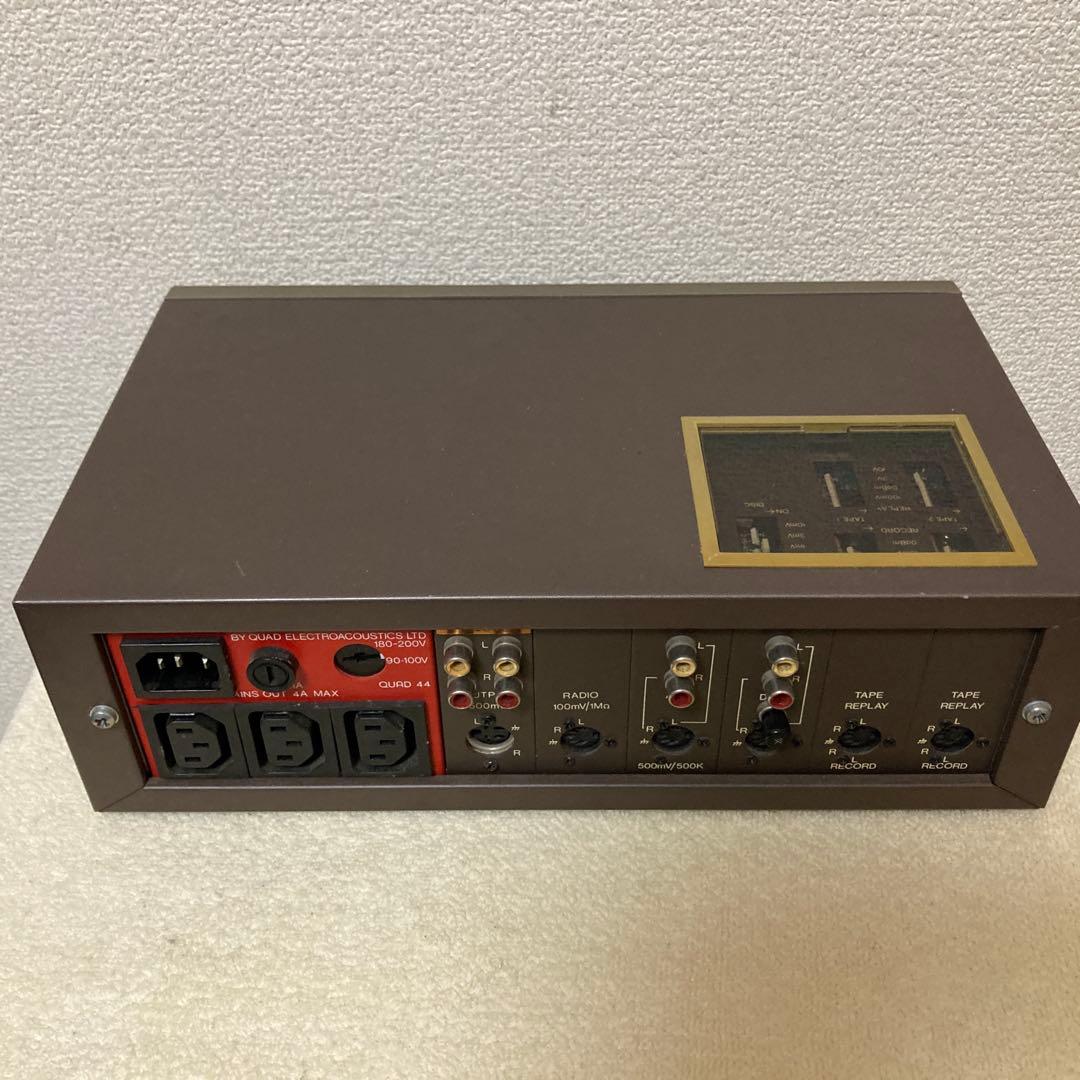 英国の名作 QUAD44プリアンプ 元箱取説コピー付き 動作良好アナログ盤好きに
