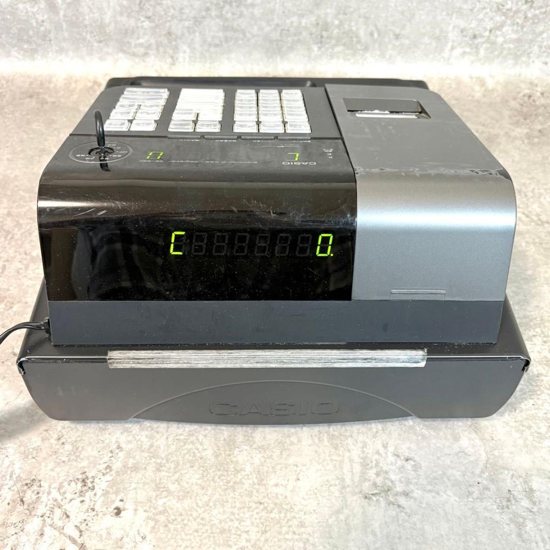 【可動品】カシオ CASIO 電子レジスター ブラック SE-S20