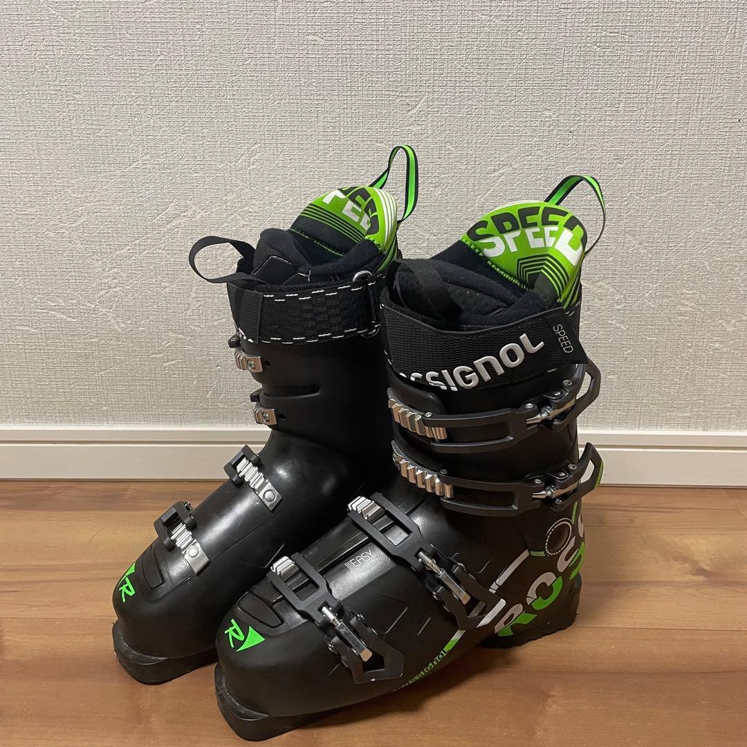 ROSSIGNOL150cm 25.5cm ストック105cm付きスキーセット