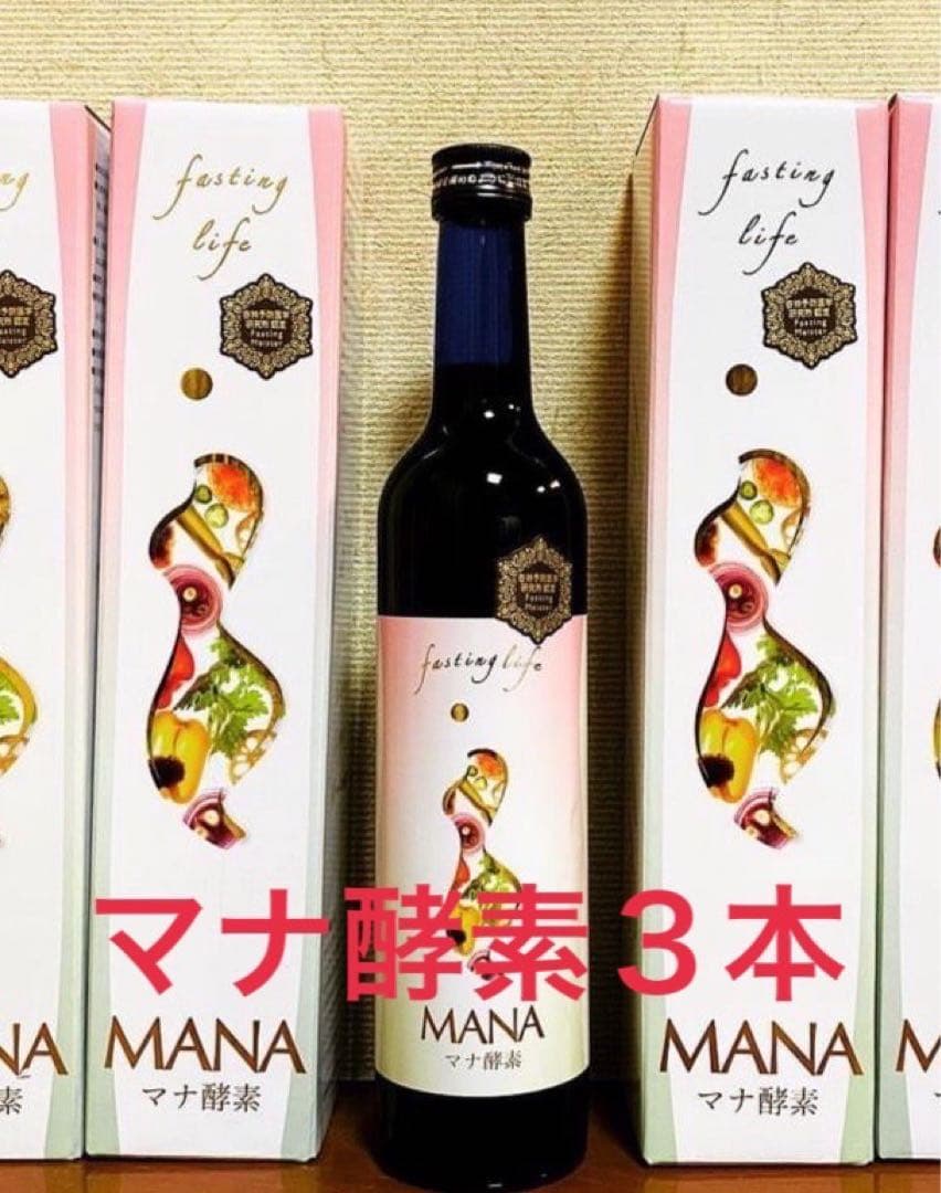 MANAマナ酵素3本　ファスティング　マナ酵素　カラ酵素賞味期限2027年11月