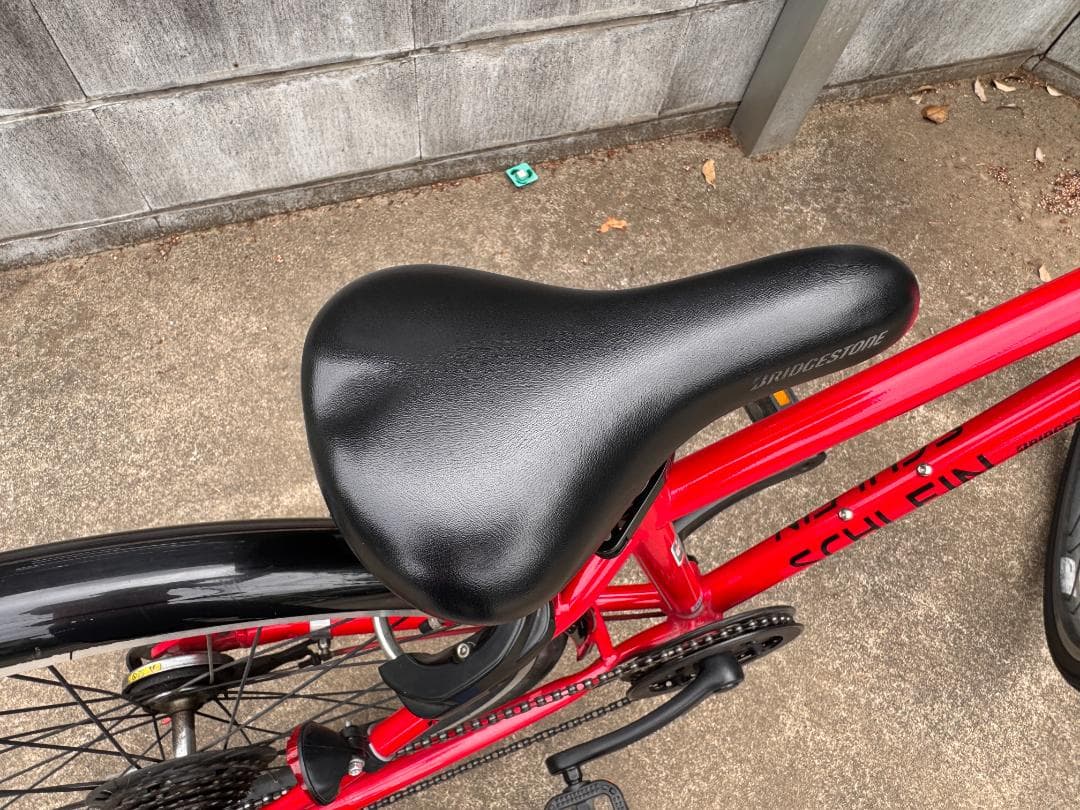 ブリヂストン シュライン 24インチ自転車　ピュアレッド　さいたま市より出品