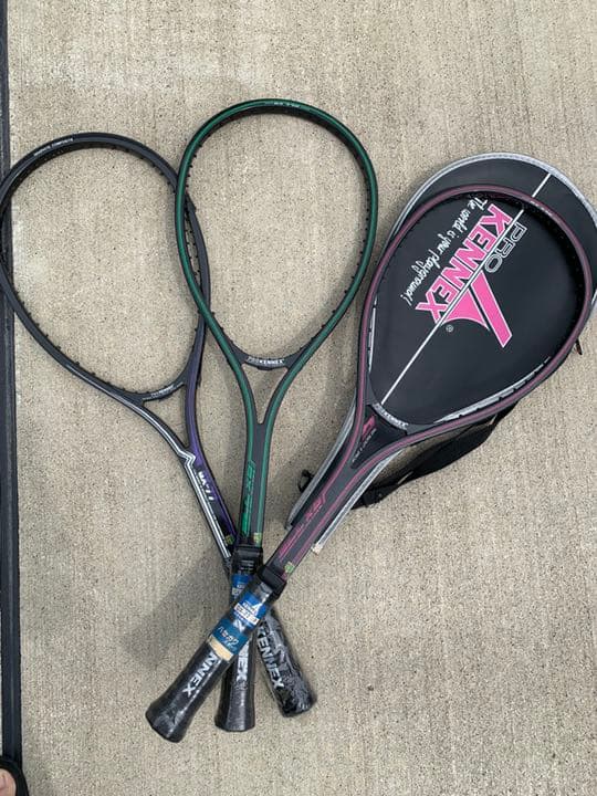 プロケンネックス軟式テニスラケット3本セット　GX-77シリーズ　ガットなし