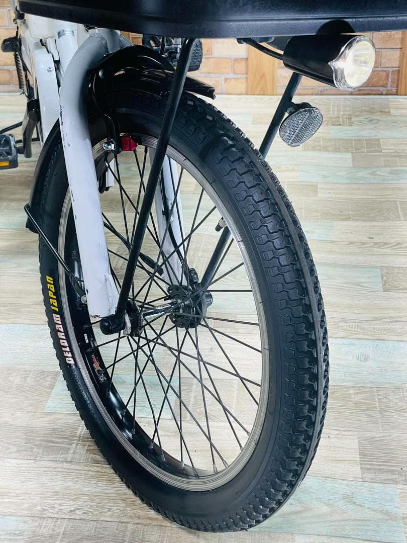 愛知静岡配送可 王様 ホワイト ギュットアニーズ電動アシスト自転車 H1537