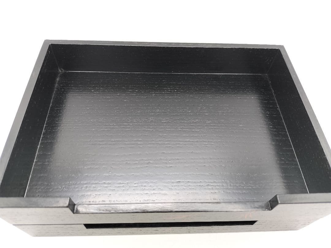 c755 菓子器 鵬雲斎好 三段田楽 京塗 北村葵春 木箱 茶道具 古物