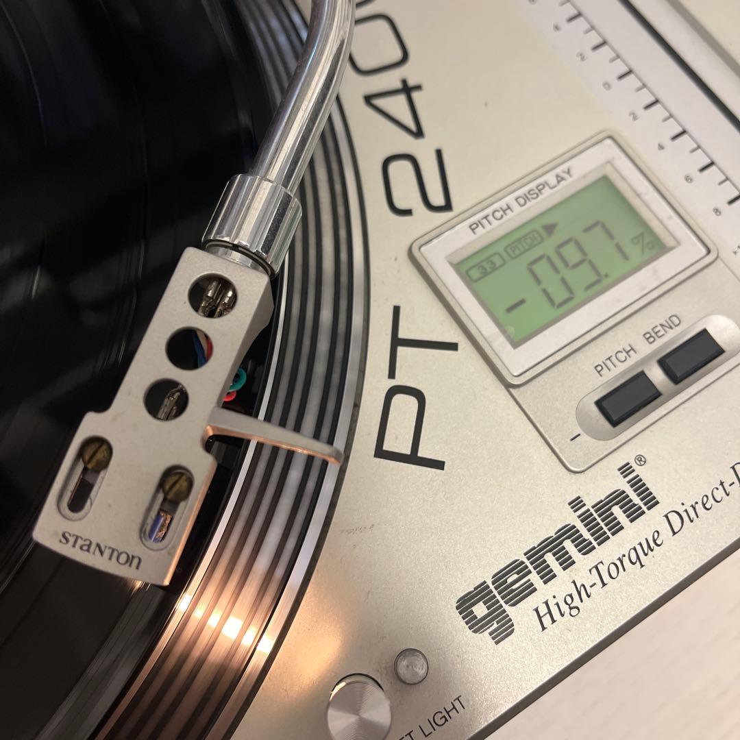 『送料込み』gemini PT-2400 ターンテーブル