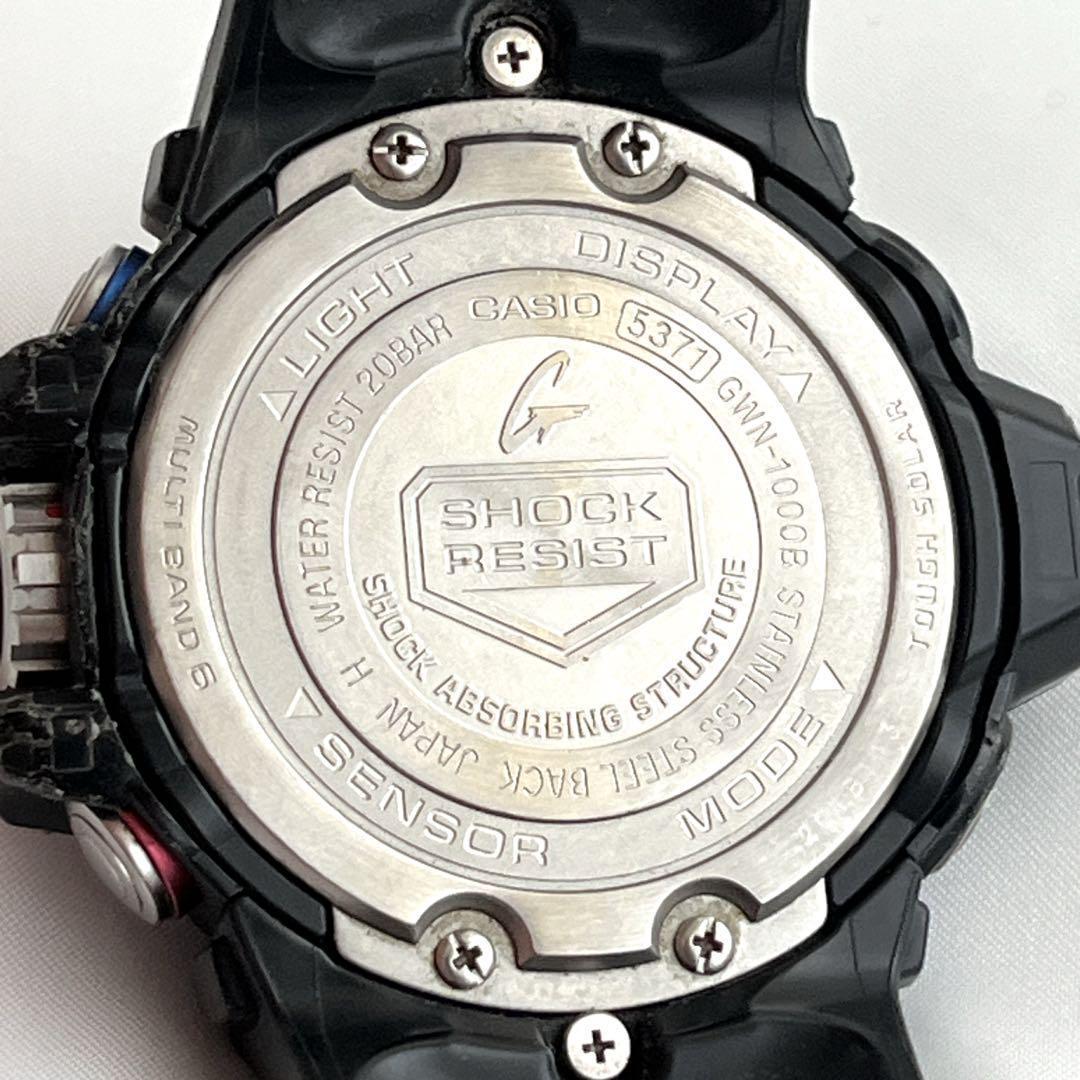 G-SHOCK 腕時計　ガルフマスター　アナデジ　電波ソーラー　メンズ　ブラック