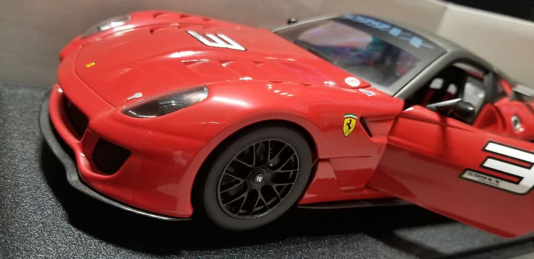 【レア美品】1/18 マテル フェラーリ 599XX 　ホットウィール
