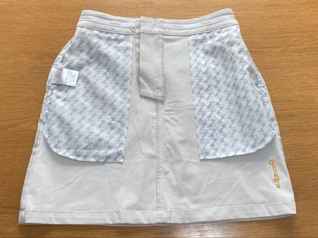 超美♡ レザレクション 2024 ゴルフ スカート S レディース ライトグレー