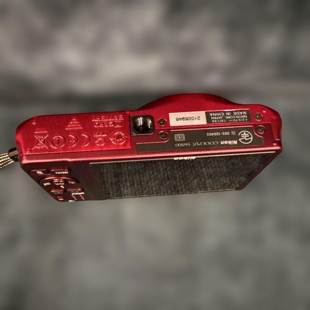 Nikon COOLPIX S6500 レッド コンパクトデジタルカメラ