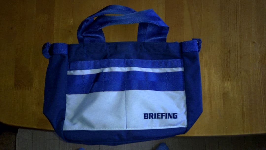 BRIEFING トートバッグ 青