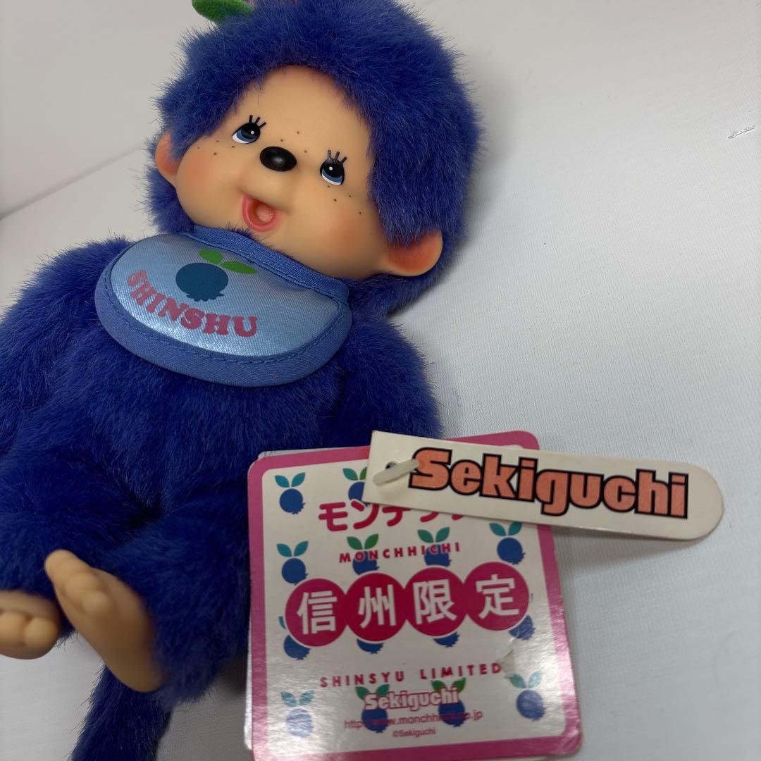 新品未使用 信州限定 ブルーベリー モンチッチ monchhichi 1657