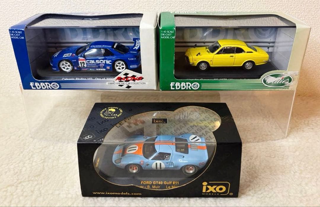 1/43 IXO Models EBBRO ミニカー（全3種）