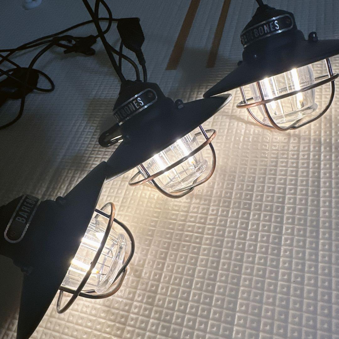 ベアボーンズリビング エジソンスリングライトLED ブラック