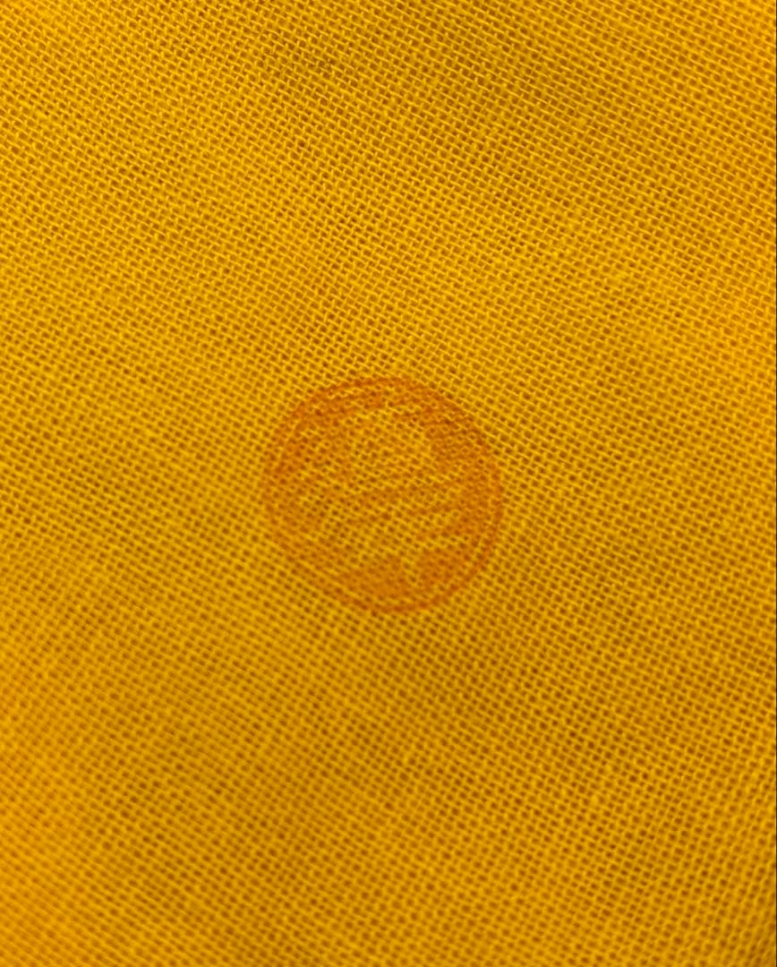 【中古品】八事窯四代中村道年『尼焼道年』赤平茶碗（共箱）USED〈税込•送料込〉