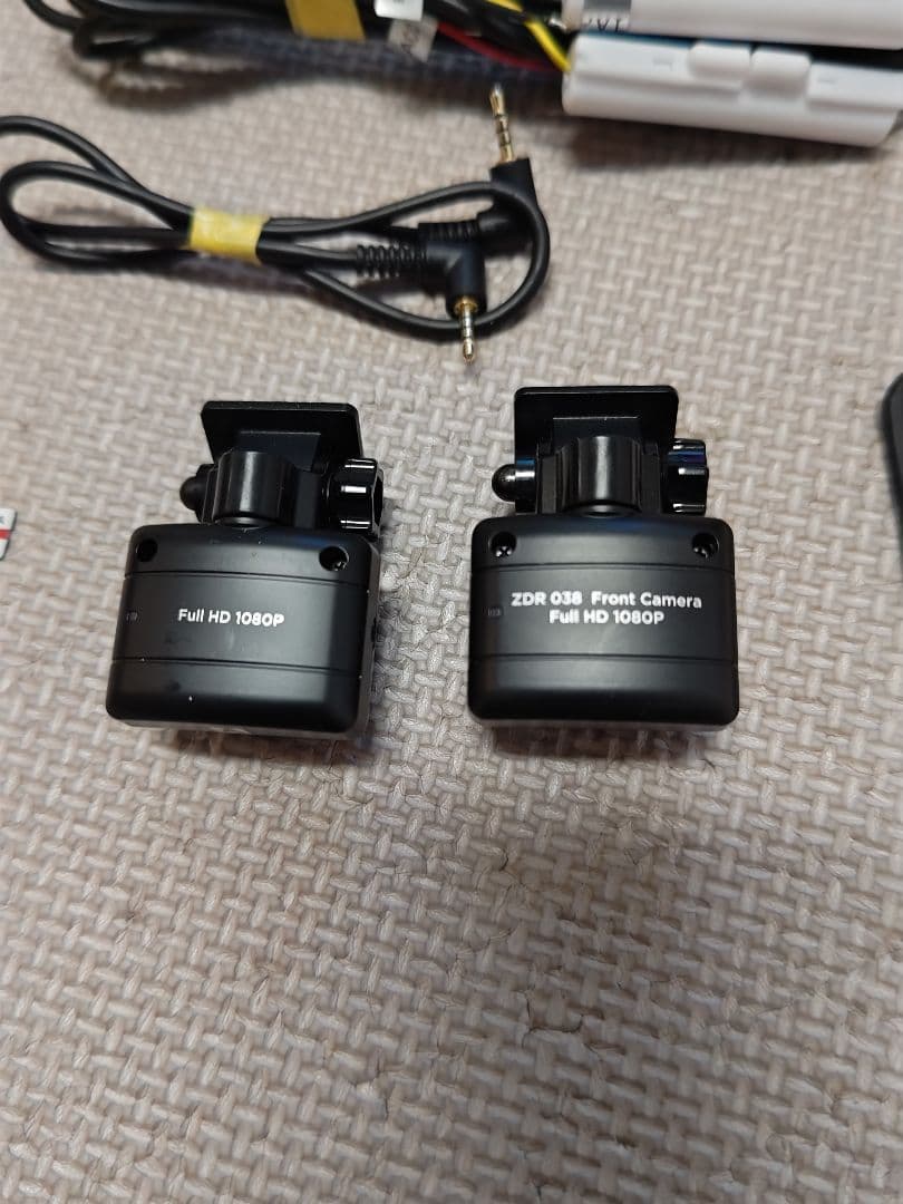 コムテックZDR038前後カメラドライブレコーダー インナーミラータイプ配線付き