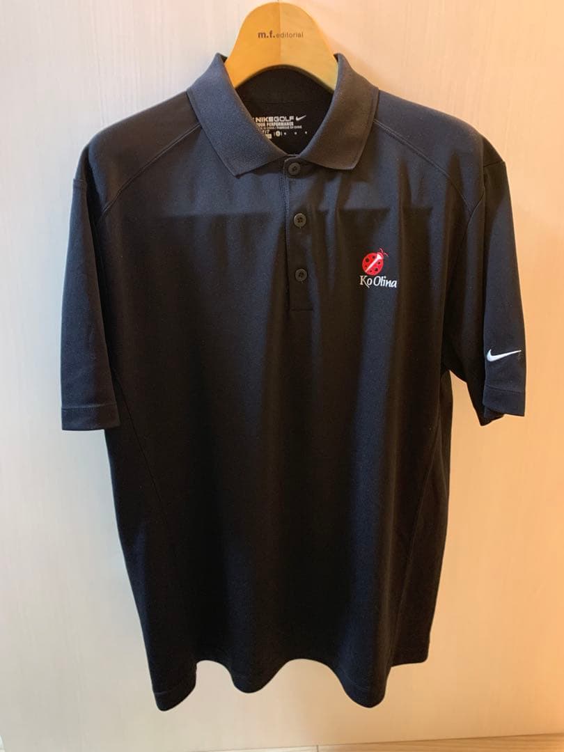 Nike Ko Olina 黒ポロシャツ　ゴルフ