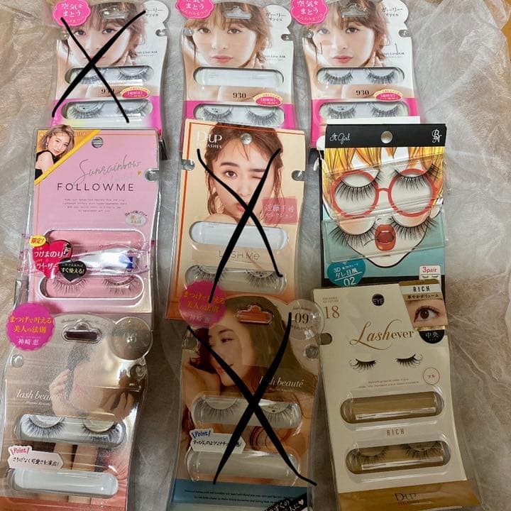 つけまつげ各種