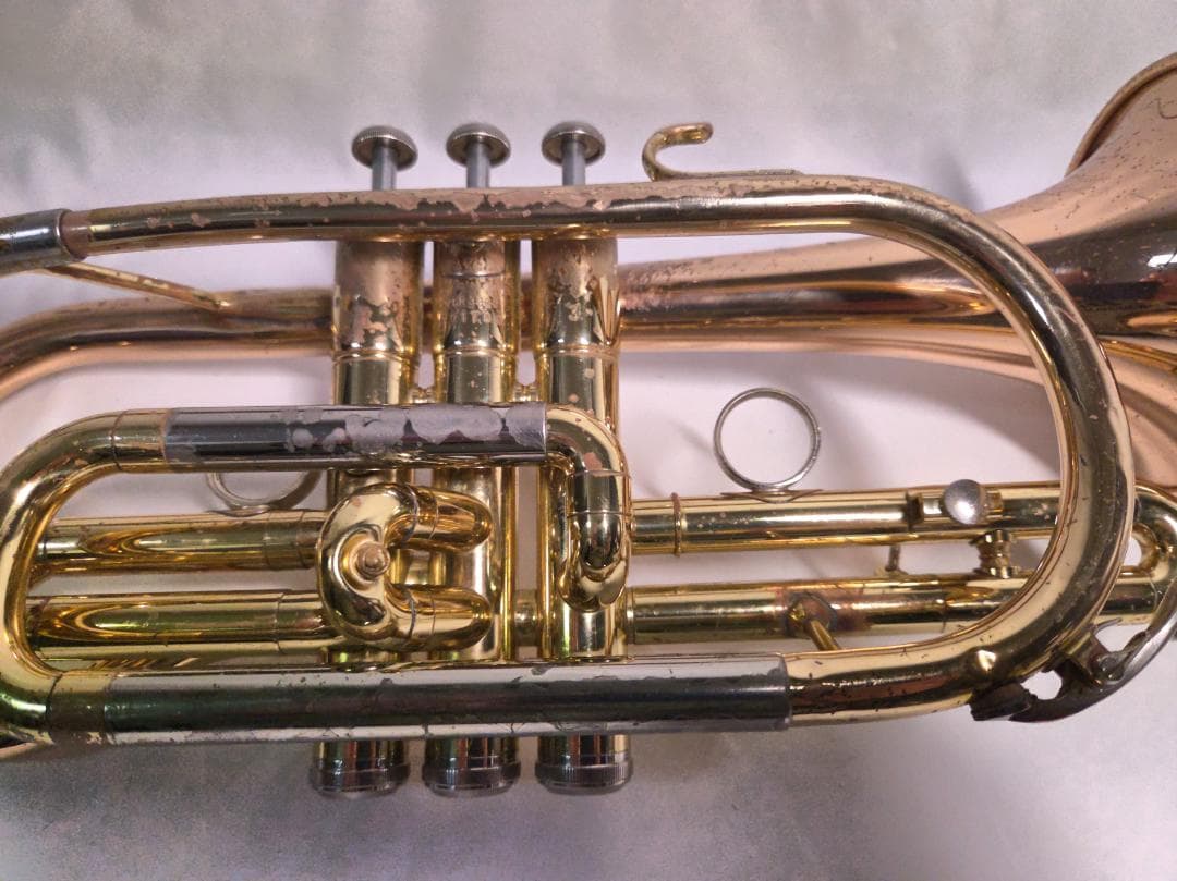 YAMAHA YCR-3330 ショートコルネット 赤ベル 動作良好 #2343