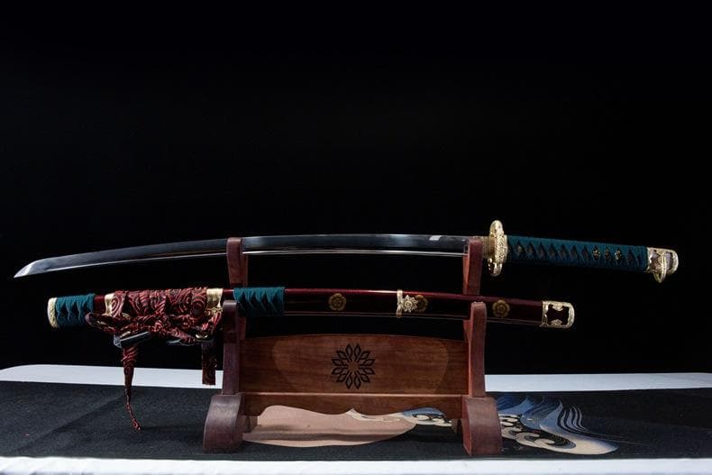 月天紅舞太刀 日本刀 模造刀 居合刀 武士道 武蔵 鑑賞用 手鍛造打