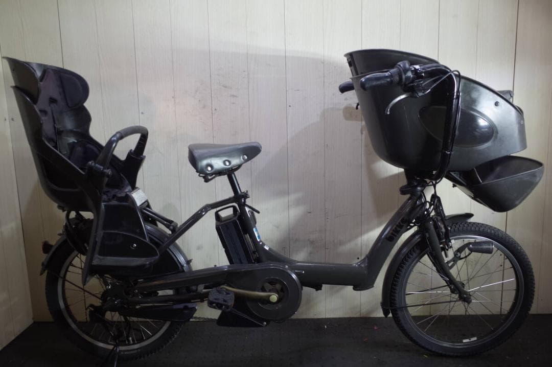 ブリヂストンbikke POLAR e 20型8.7AH 3段 充電器 GREY