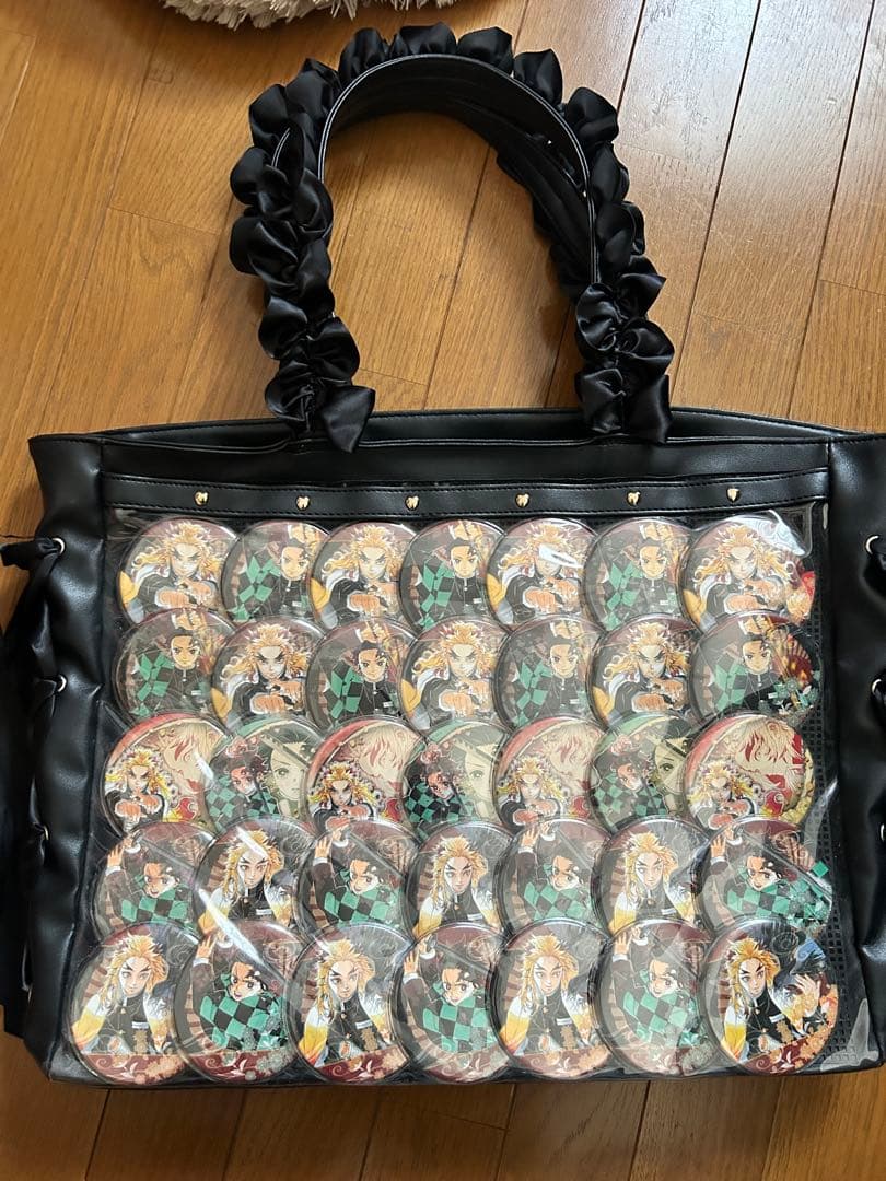 鬼滅の刃 痛バック 缶バッジ ぱしゃこれ