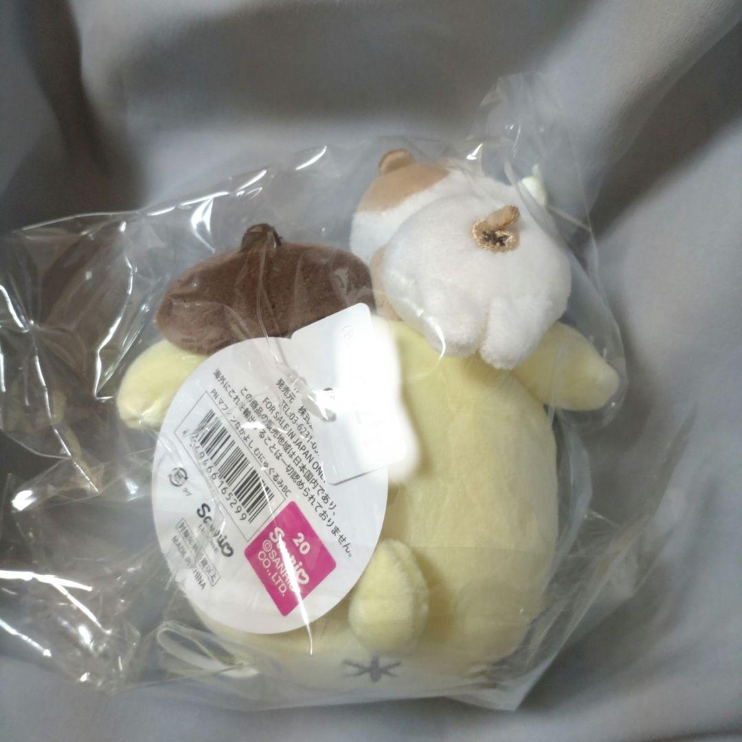 ポムポムプリン　むにゅぐるみ　マスコット　サンリオ　マフィン