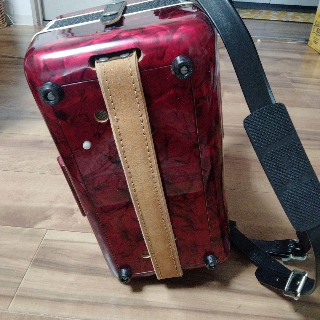 TOMBO SOPRANO アコーディオン 赤色