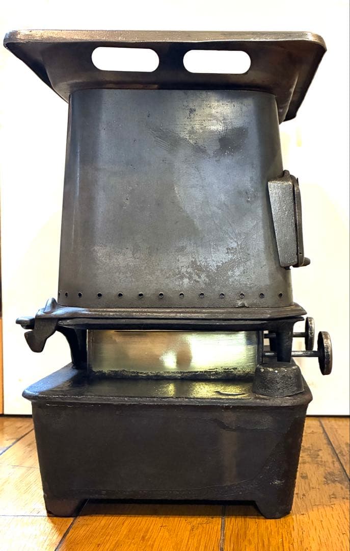 美品 アイロンストーブ ユニオン ダブル レイルロードランタン オイルランタン