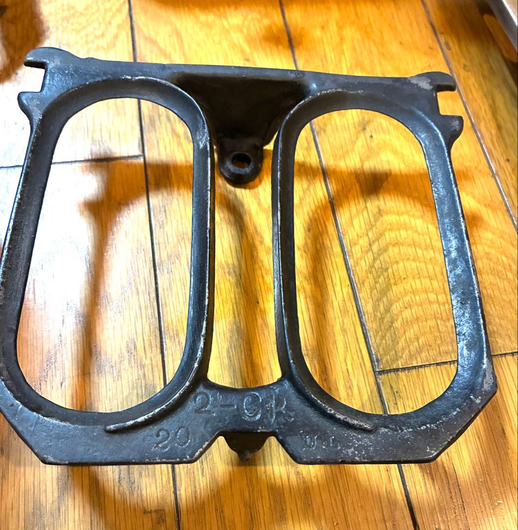 美品 アイロンストーブ ユニオン ダブル レイルロードランタン オイルランタン