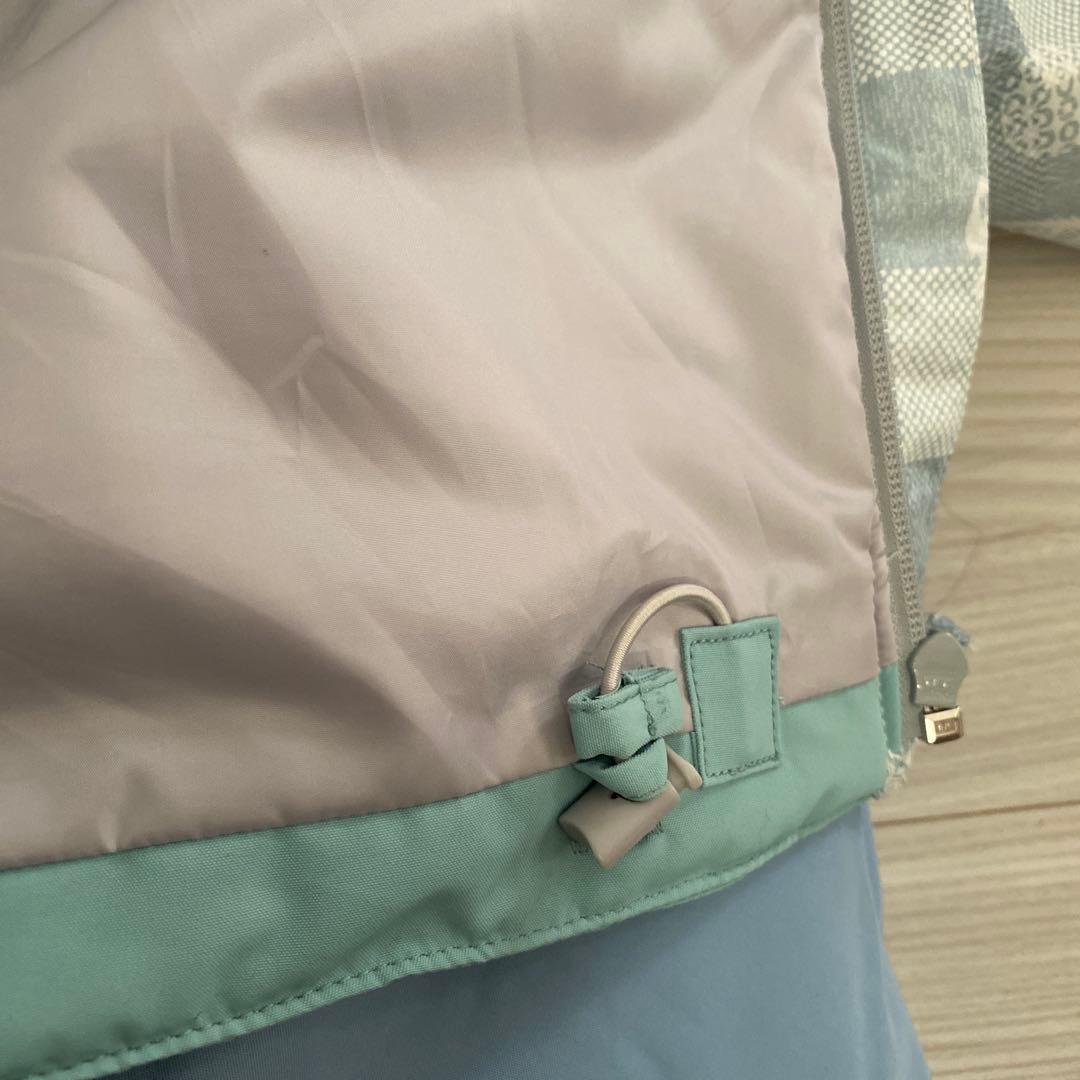 ２回着用品　フルーツ、とり柄　キッズ160cmスキーウェア