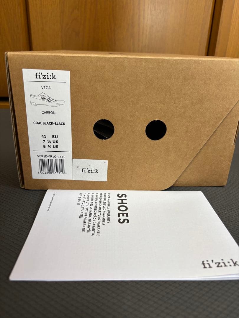 フィジーク　ベント　ヴェガ　ブラック　41 サイクル　シューズ　spd-sl