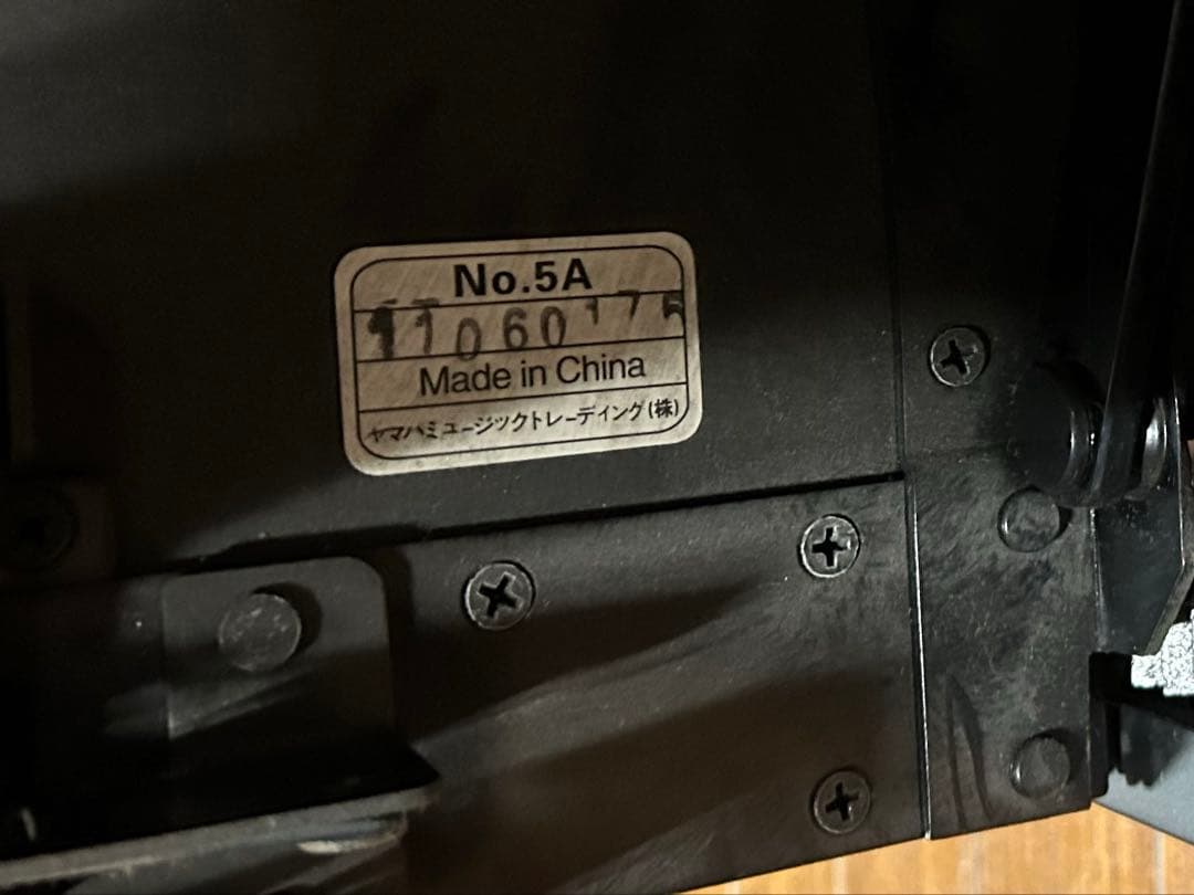 No.5A トムソン椅子 半艶塗装 ヤマハ ピアノ椅子　フェルト付き