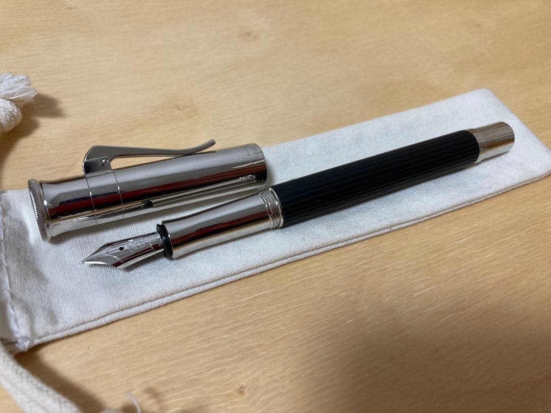 （レム）美品　ファーバーカステル伯爵　クラシック 万年筆EF エボニー