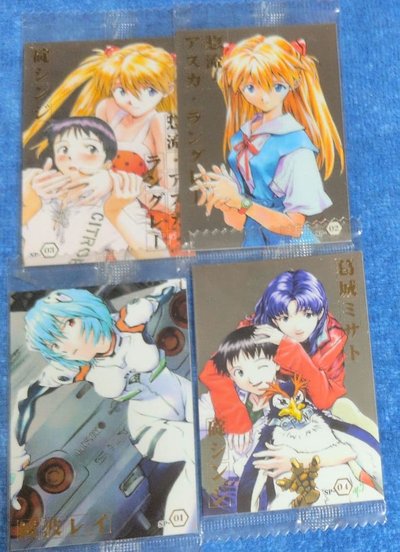 エヴァ ウエハース Chap.3 貞本義行スペシャル32枚フルコンプ＋外箱外袋付