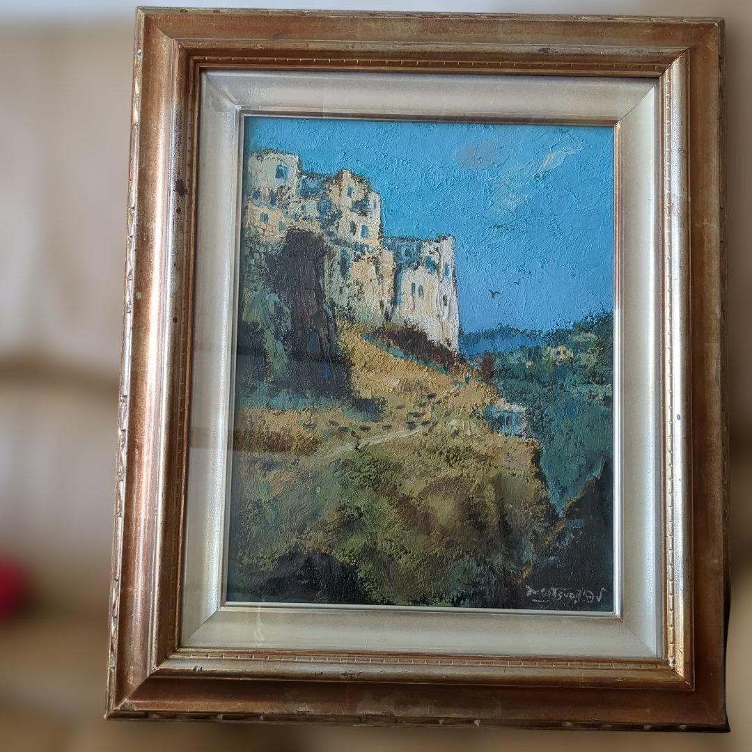 ケデロンの谷 松尾洋明 油彩画F 6