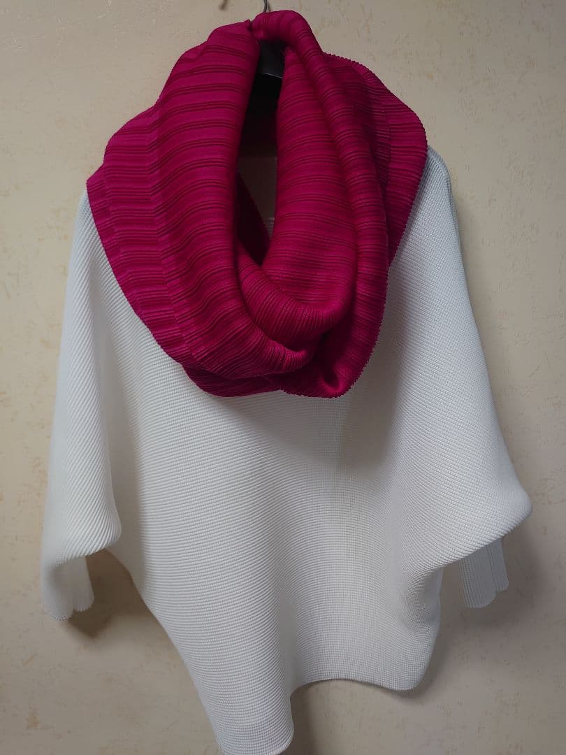 イッセイミヤケ　プリーツプリーズ　スヌード