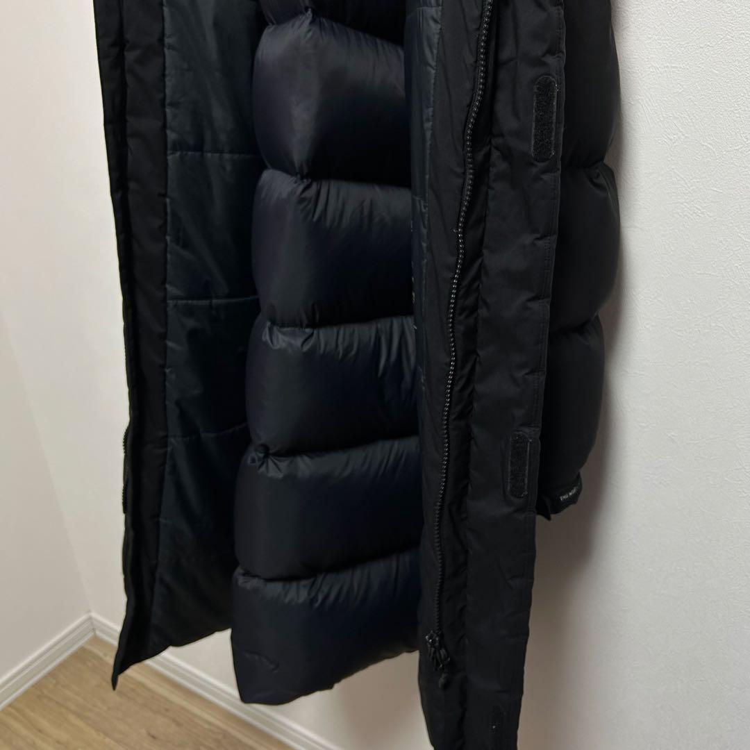 日本未入荷　海外限定　ノースフェイス　ホワイトレーベル　ロングダウンコート 黒